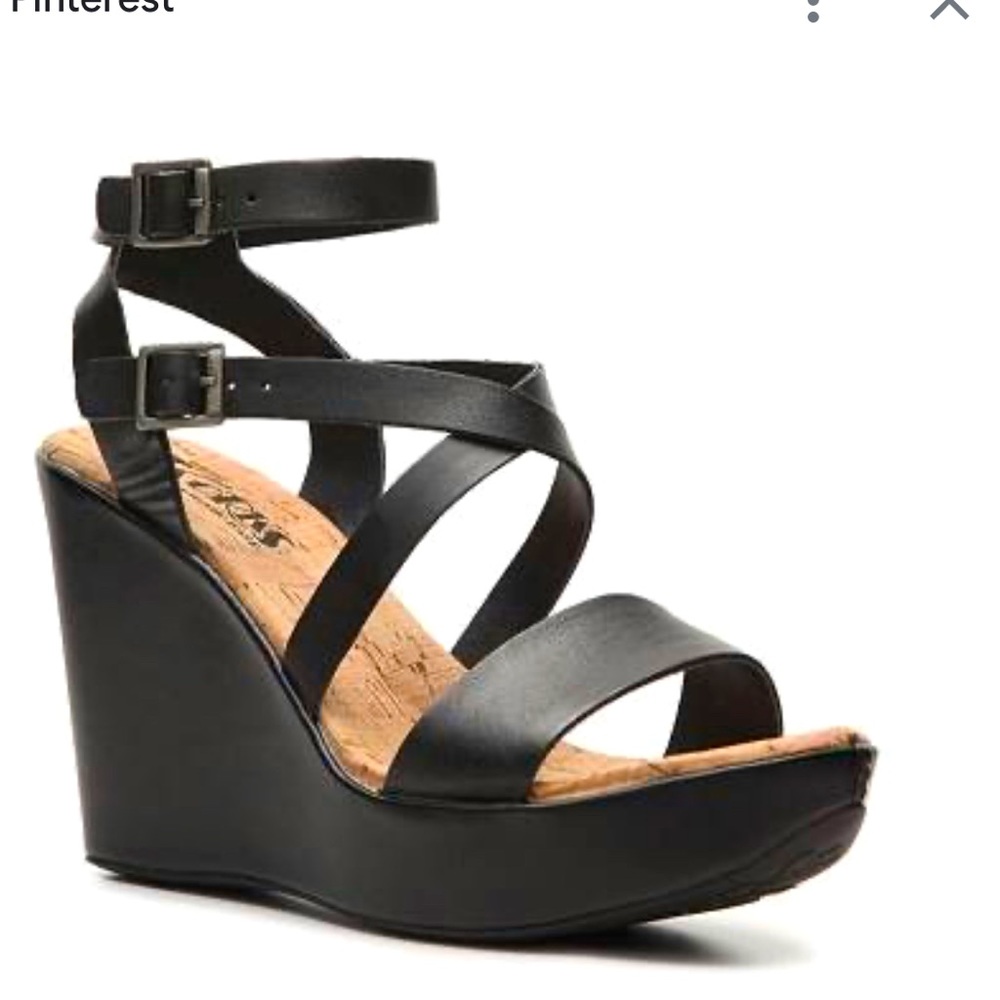 Kork-Ease Kaylen Wedge Black